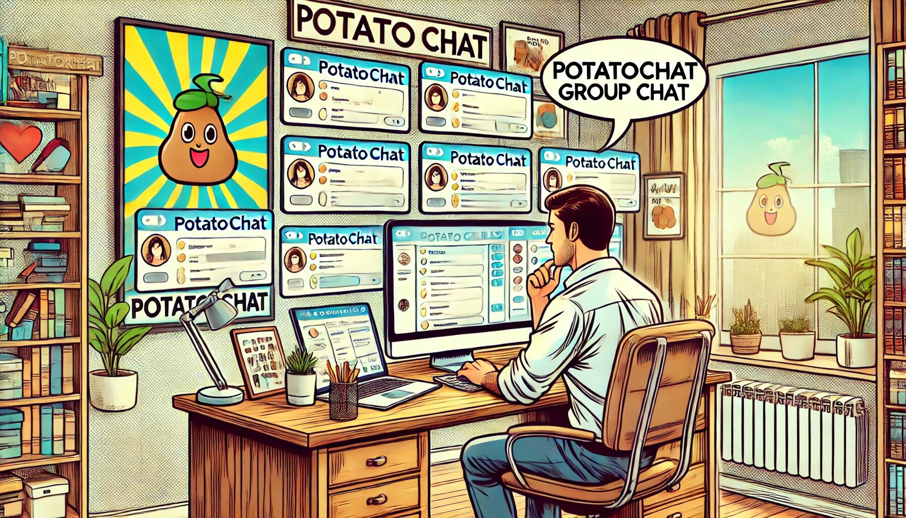 Potato怎么收藏消息